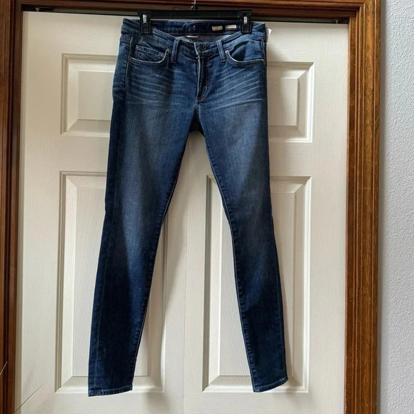 BLUER Denim Premium Match Stick Skinny Jeans Made in the U.S. women’s size 28 R - Picture 7 of 16